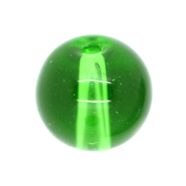 200 x Perle en Verre Transparent 4mm Vert Printemps - Photo n°1
