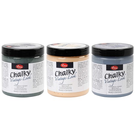 Peinture Chalky Vintage look - Effet Craie - Plusieurs coloris - 250 ml
