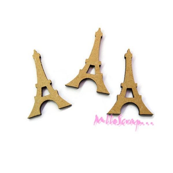Tour Eiffel bois - 3 pièces - Photo n°1