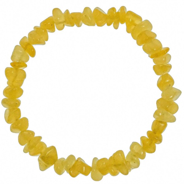 Bracelet en calcite jaune - perles baroques. - Photo n°1