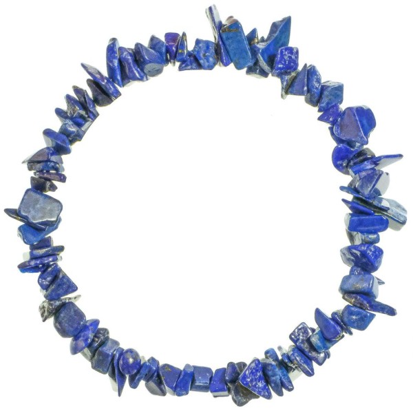 Bracelet en lapis lazuli - perles baroques. - Photo n°1