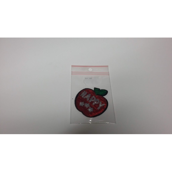 Écusson thermocollant pomme rouge - Photo n°1