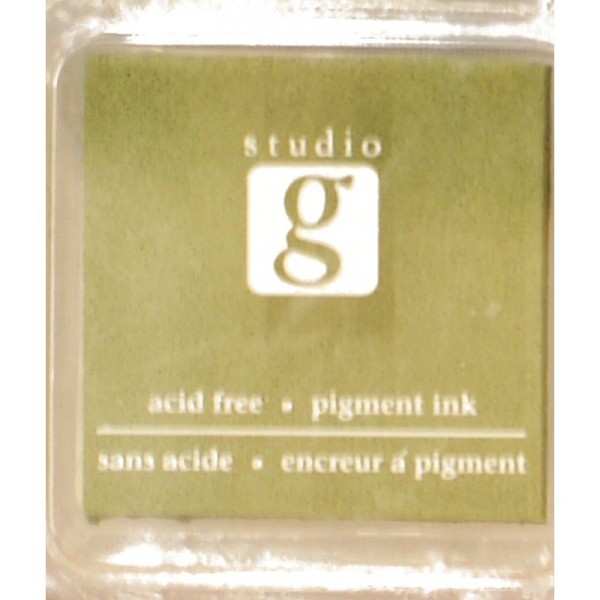 Encreur mini pad de studio G embossable Couleur - vert - Photo n°1