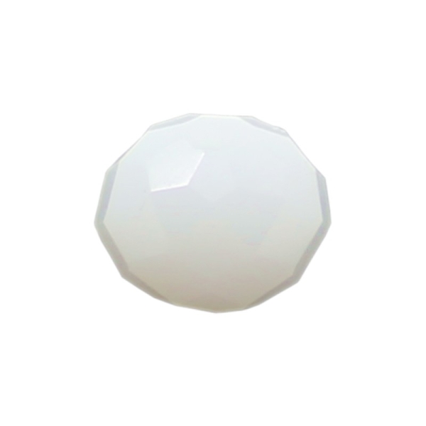 100 Perles en verre Abacus 4mm blanc opaque - Photo n°1