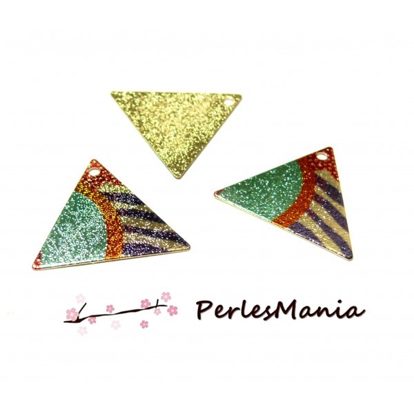 PS11102742 PAX 5 pendentif breloque stardust Triangle style Tableau - Photo n°1