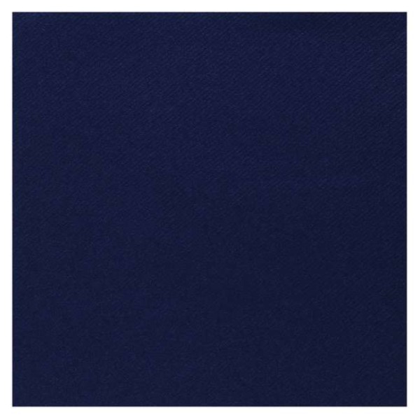 25 Serviettes 40 cm x 40 cm coloris bleu marine haut de gamme - Photo n°1