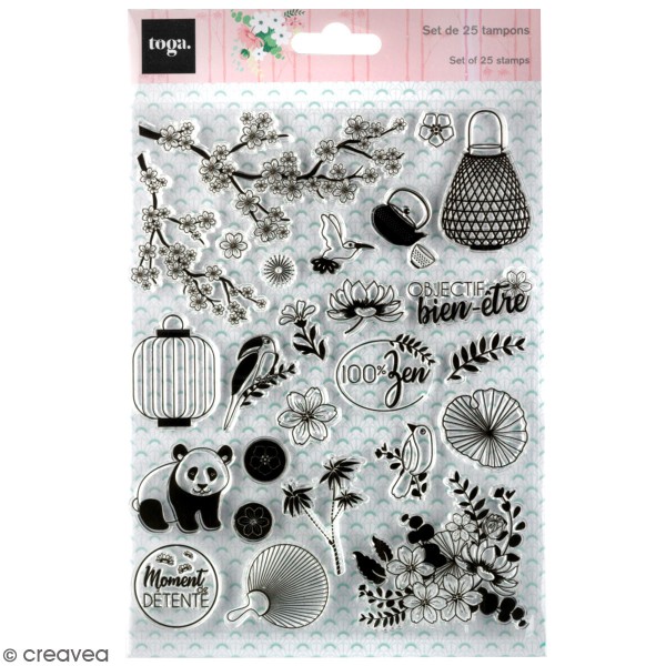 Tampon clear Toga - Kyoto  - 25 pcs - Photo n°1
