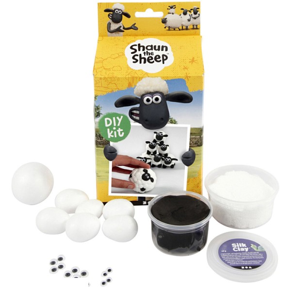 Kit modelage Silk Clay Shaun le mouton - Mini jeu de quilles - Photo n°1