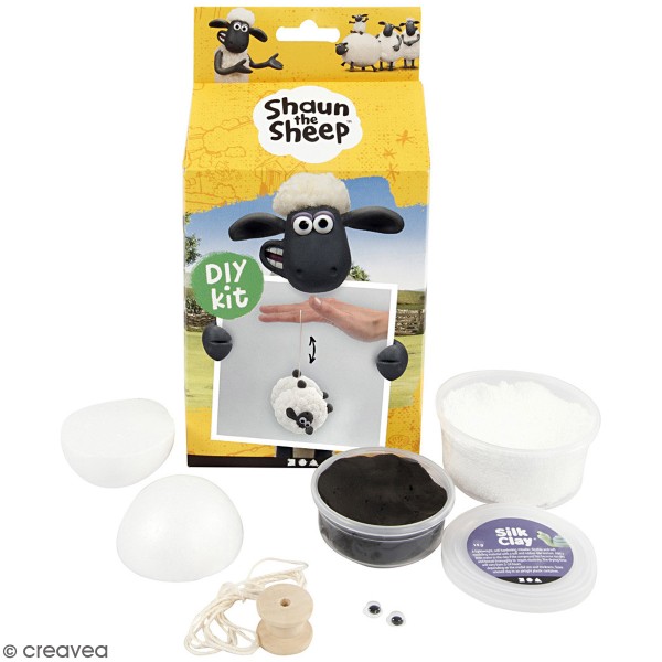 Kit modelage Silk Clay Shaun le mouton - Yoyo - Photo n°1
