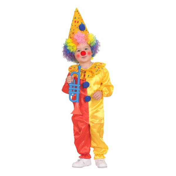 Déguisement clown brillant rouge et enfant - 2/3 ans - Photo n°1