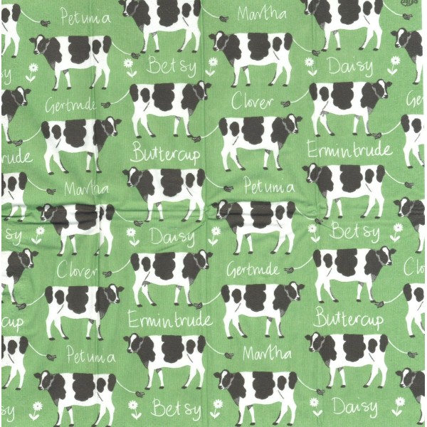 4 Mouchoirs en papier Vaches Decoupage Decopatch PT-477920 IHR - Photo n°1