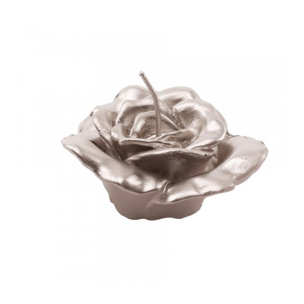 Bougie rose argent - Photo n°1