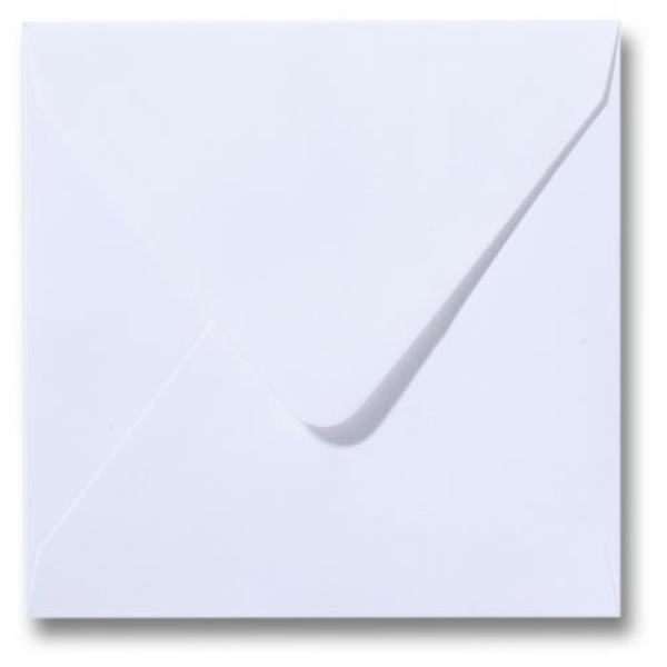 Enveloppes 140x140 Blanc 120g paquet de 10 - Photo n°1