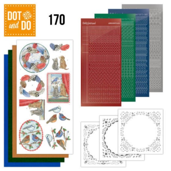 Dot and do 170 - kit Carte 3D - Scènes d'hiver - Photo n°1