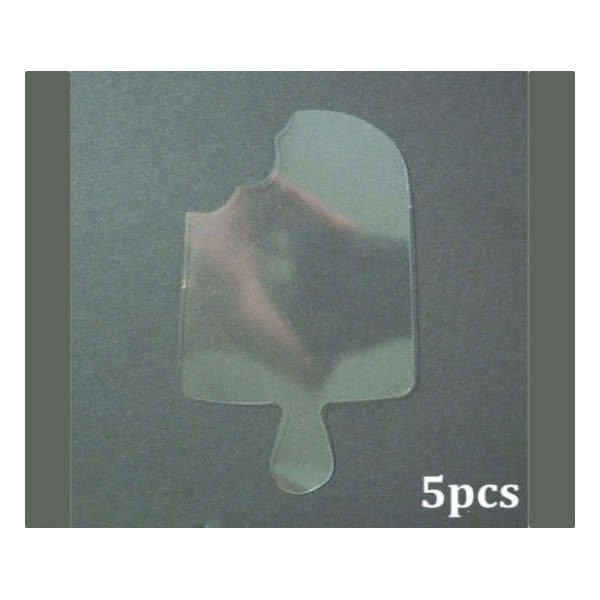 5pcs Crème Glacée Film Liquide Shaker en Plastique Pour la 3d en Silicone Pendentif Uv Résine Époxy - Photo n°2