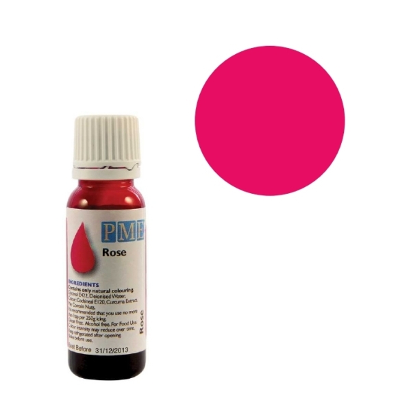 Colorant naturel liquide - rose fuchsia - 25 gr - Photo n°1