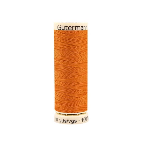 1pc Orange Citrouille Gütermann Universelle en Fil Polyester 100 m, de Fils, de Couture, de Mercerie - Photo n°2