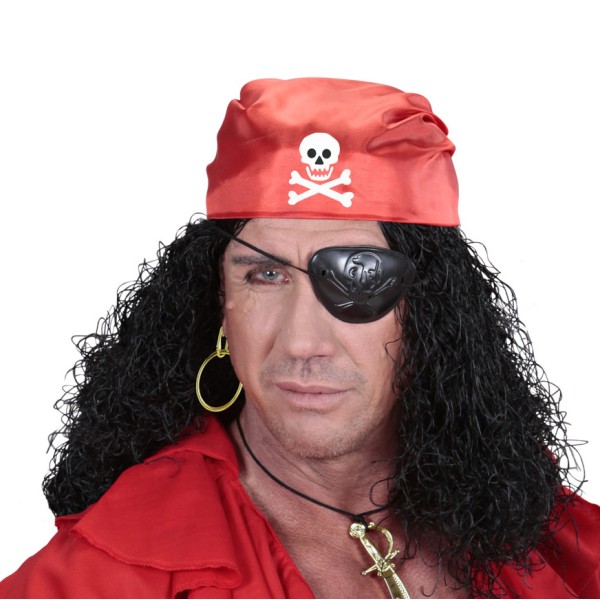 Set pirate - bandana, cache œil, boucle d'oreille - Photo n°1