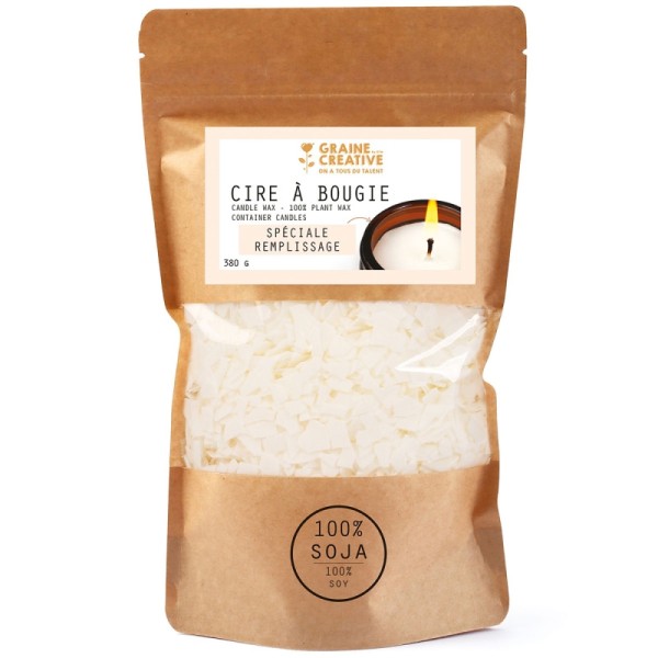 Materialix Cire de soja Premium chez diverses Tailles Cire de soja Naturelle écologique pour la Confection de Bougies 2kg 