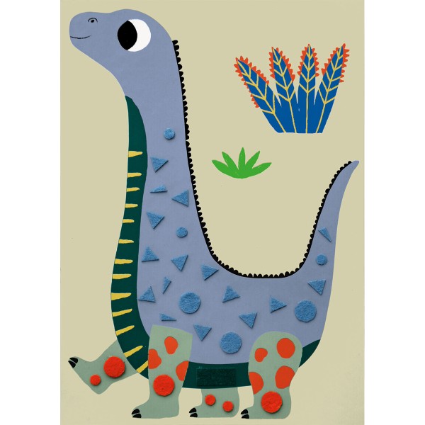 Kit créatif - Tableau Mosaïque dinosaure - Photo n°3