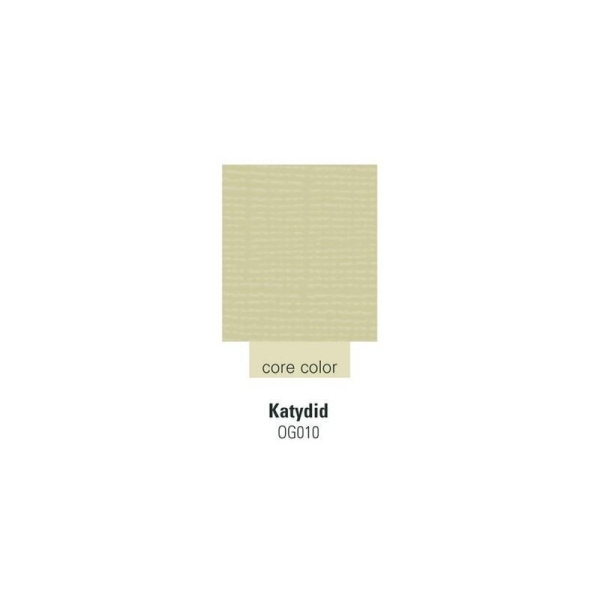 Feuille 30,5cm x 30,5cm CARDSTOCK COLORCORE couleurs au choix Couleur - Katydid - Photo n°1