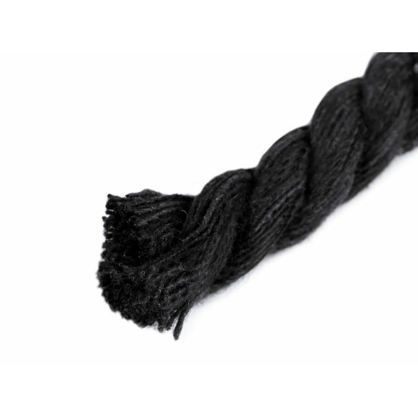 5m Noir en Coton corde / Chaîne de Ø10mm, Corde de Coton, Cordon Macrame, Cordon de la Décoration, d - Photo n°4