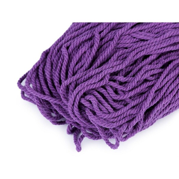 1pc 7 Purple Coton Crochet de Fil 100g, Tricoter à la Main, de l'Artisanat, Alimentation, Fil de Cot - Photo n°1