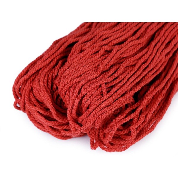 1pc 5 Rouge Coton Crochet de Fil 100g, Tricoter à la Main, de l'Artisanat, Alimentation, Fil de Coto - Photo n°1