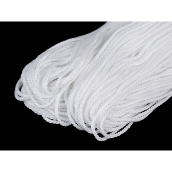 1pc 1 Blanc Coton Crochet de Fil 100g, Tricoter à la Main, de l'Artisanat, Alimentation, Fil de Coto - Photo n°1