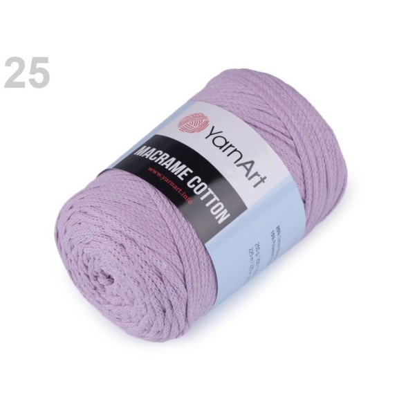 1pc 25 (765) plus Léger Violet Fil à Tricoter Macramé de Coton 250g, Crochet de Coton, corde de Coto - Photo n°1