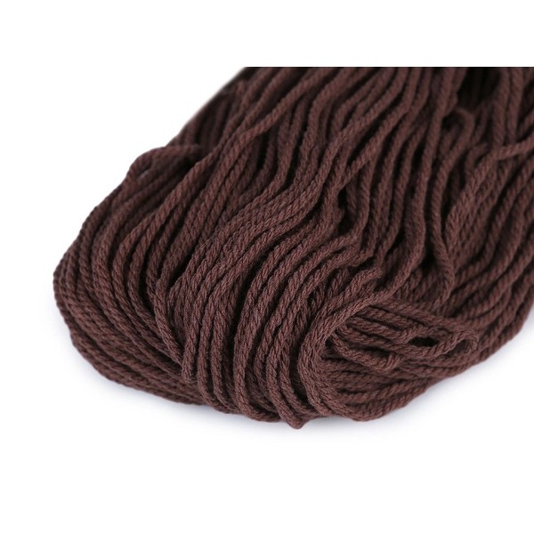1pc 16 Brun Coton Crochet de Fil 100g, Tricoter à la Main, de l'Artisanat, Alimentation, Fil de Coto - Photo n°1