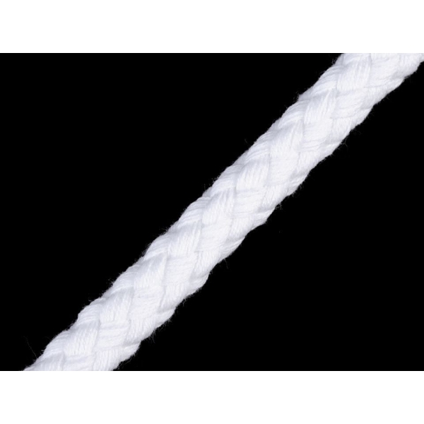 10m de Coton Blanc corde / Chaîne Ø9mm, Cordon de Soutache, Cordon Macrame, Cordon de la Décoration, - Photo n°2