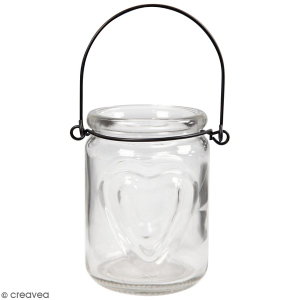 Lanternes en verre - 9 x 9,5 cm - 2 pcs - Photo n°1