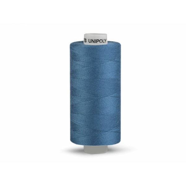 10pc Capri Bleu des Fils de Polyester 500m Unipoly, de Couture, de Mercerie - Photo n°1