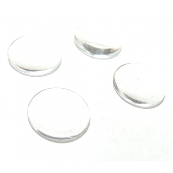 PAX 50 cabochons en verre transparents 8mm H112608 - Photo n°2