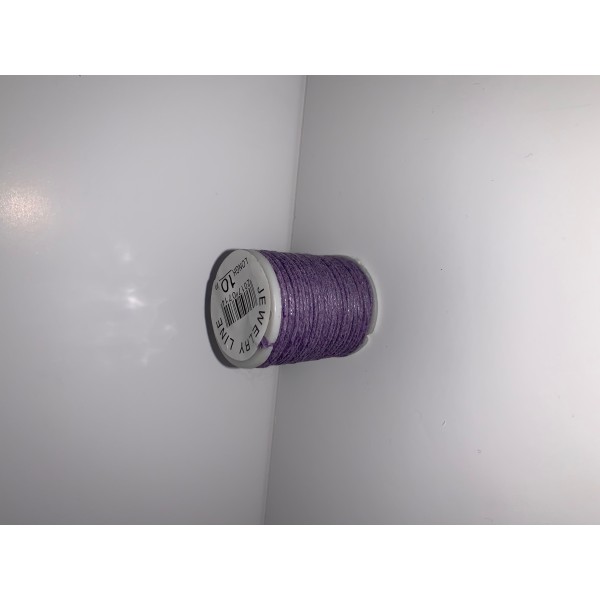 Cordon coton ciré violet - Photo n°1
