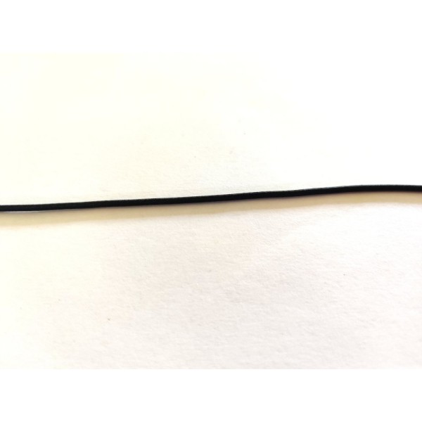 2M d'élastique noir «  pic et malice » - polyester – 1,5mm – 1041AB - Photo n°1