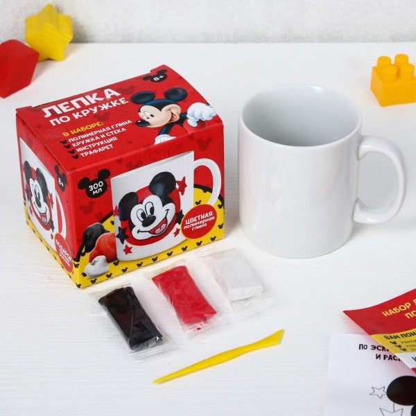 Mickey Mouse Mug Kit de BRICOLAGE, pâte Polymère, de la Décoration, de l'Argile des Enfants, de l'Ar - Photo n°2