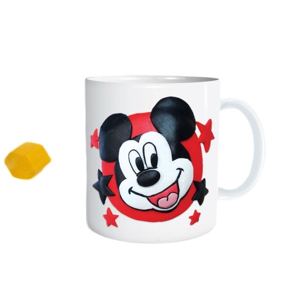 Mickey Mouse Mug Kit de BRICOLAGE, pâte Polymère, de la Décoration, de l'Argile des Enfants, de l'Ar - Photo n°1