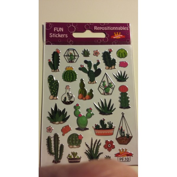 Stickers sur le thème des cactus - Photo n°1