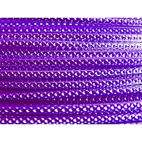 1 Mètre fil aluminium strié lilas 2mm - Photo n°1
