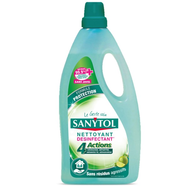Nettoyant désinfectant Sols & Surfaces Sanytol - 4 actions Protection - 1 Litre - Photo n°1