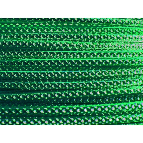 1 Mètre fil aluminium strié vert foncé 2mm - Photo n°1