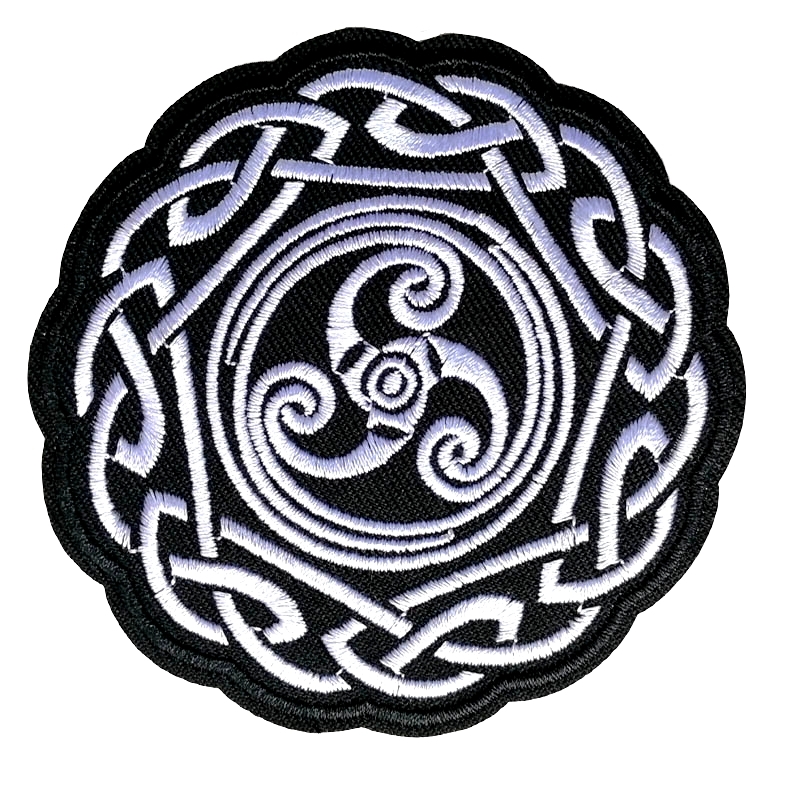 Écusson patche Symbole Celte Celtique patch Gaulois brodé thermocollant 