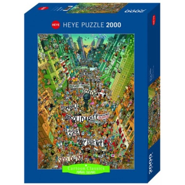 Puzzle 2000 pièces - Protest ! - Photo n°1