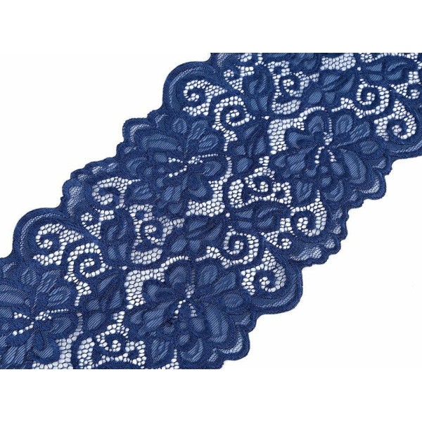 17m Paris Bleu lacets Élastiques / Insérer une Largeur de 15 cm, Extensible, Et de Madère, Mercerie, - Photo n°1