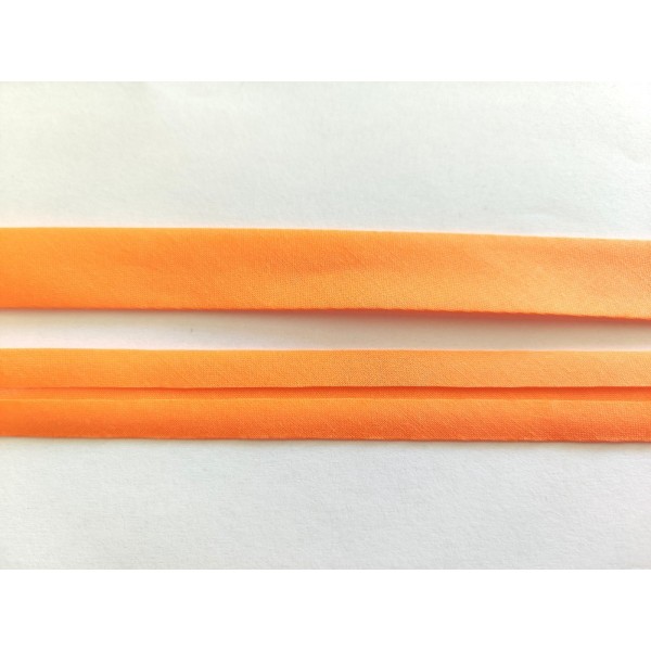 2M biais orange  - 20mm - polycoton -  1346AB - Photo n°1