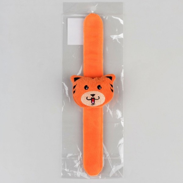 Tigre Orange de Pelote Bracelet, Couture, Artisanat Accessoire sur mesure, Pin Slap Bracelet de Poig - Photo n°4