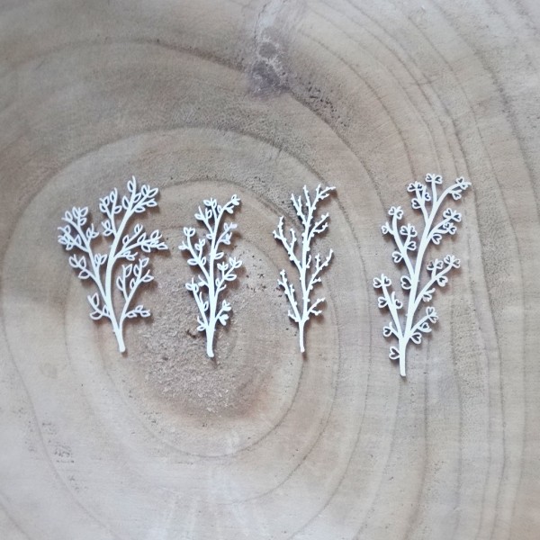 Chipboards Carton Bois PETITES BRANCHES - Photo n°1