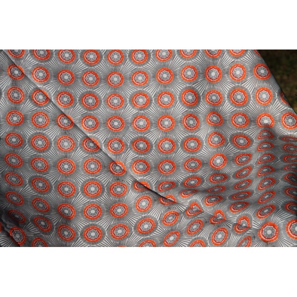 Tissu de coton multicolore en 1.1m de large - Photo n°4